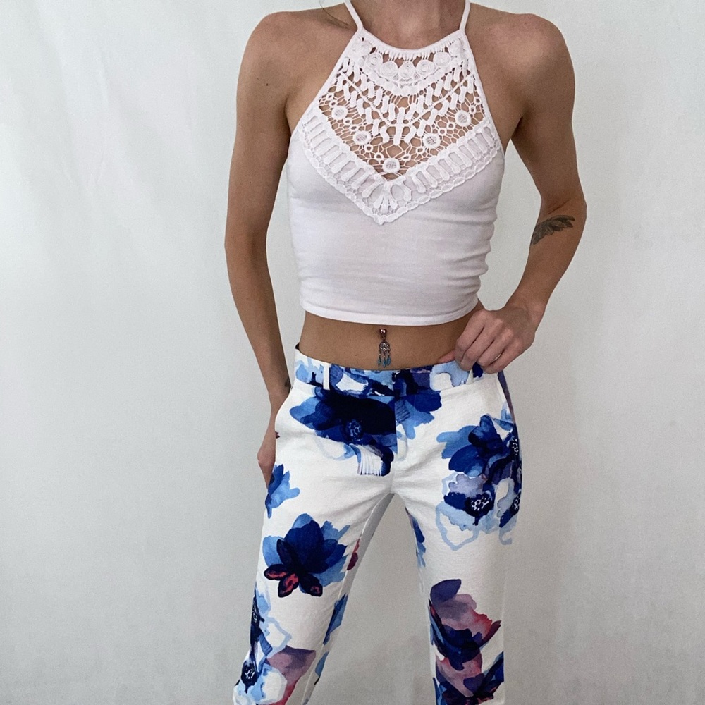 White lace top